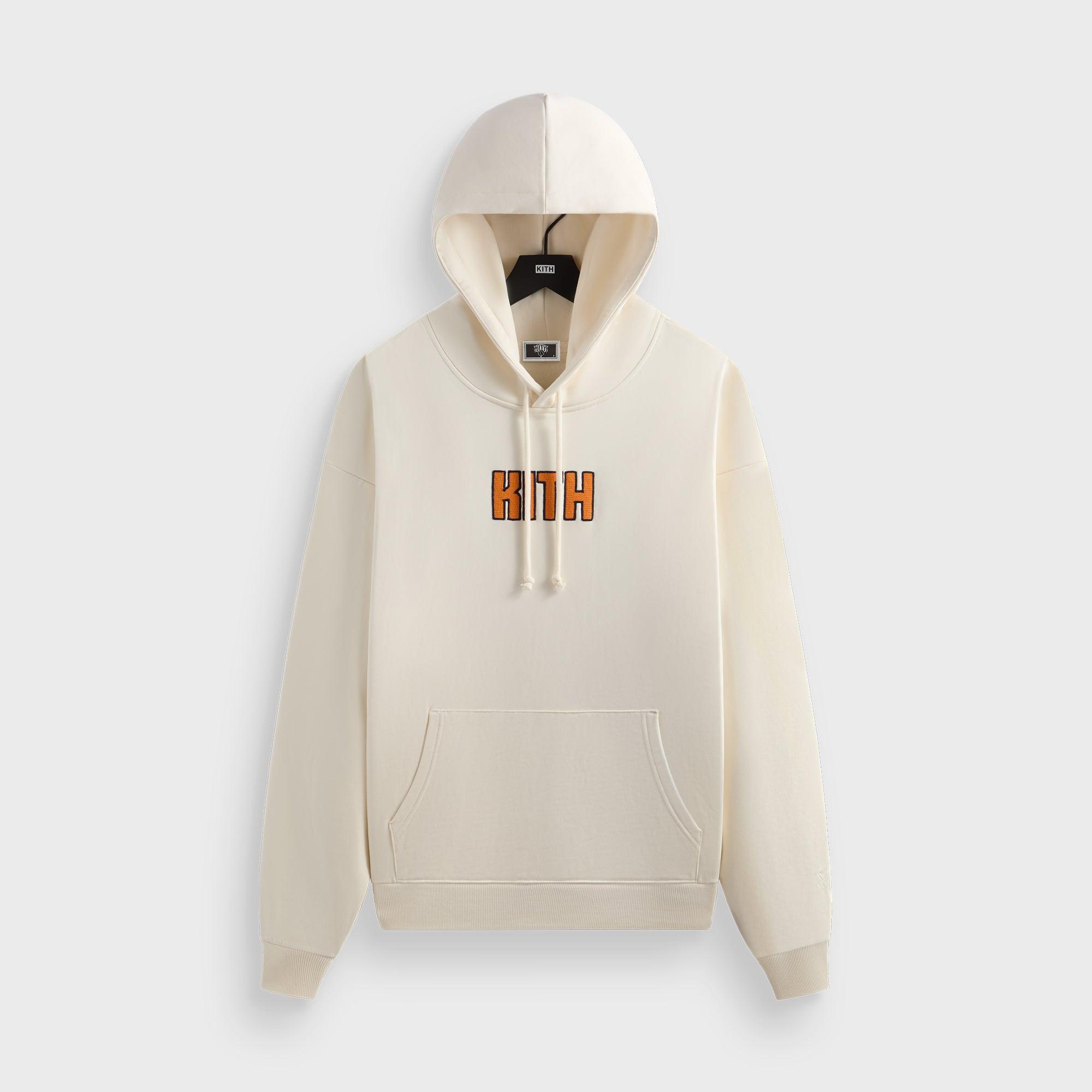 Kith for the New York Knicks Wingman Vintage Nelson Hoodie - Sandrift Male Product Image
