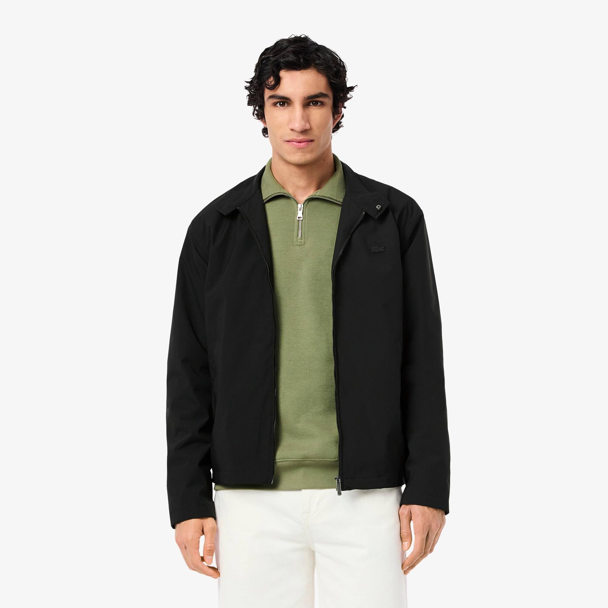 Water-Repellent Harrington Windbreaker Jacket Product Image