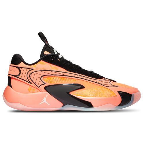 Jordan Boys Michael Jordan Jordan Luka 2 - Boys Grade School Basketball Shoes Bright Mango/Barely Green/Black Product Image