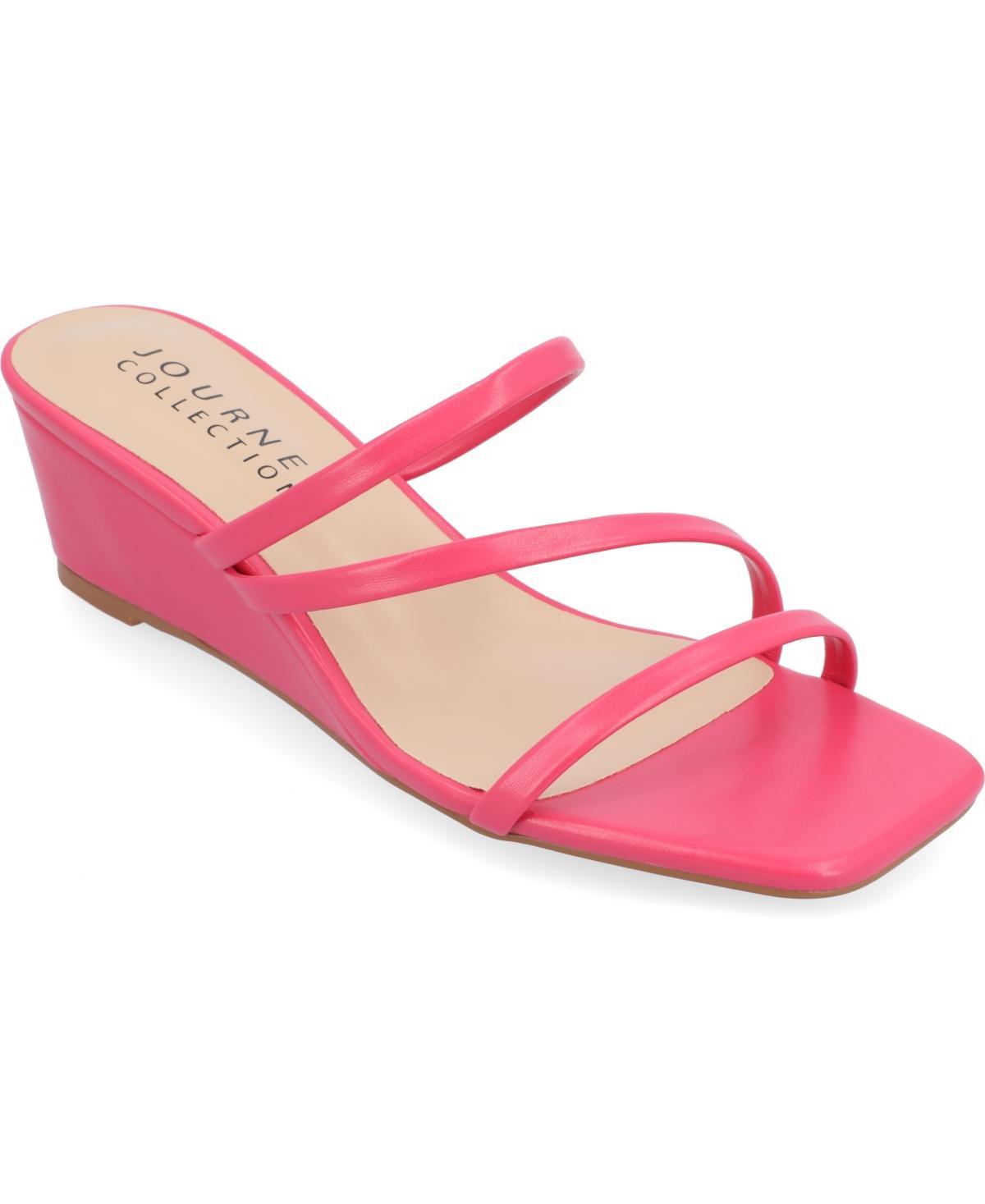 Journee Takarah Womens Wedge Sandals Product Image
