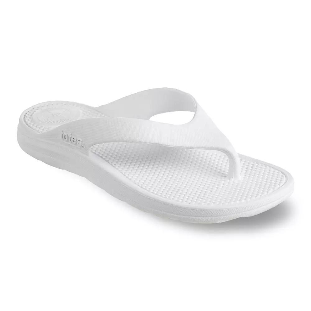 totes Sol Bounce Ara Women's Thong Sandals, Size: 8, White Product Image