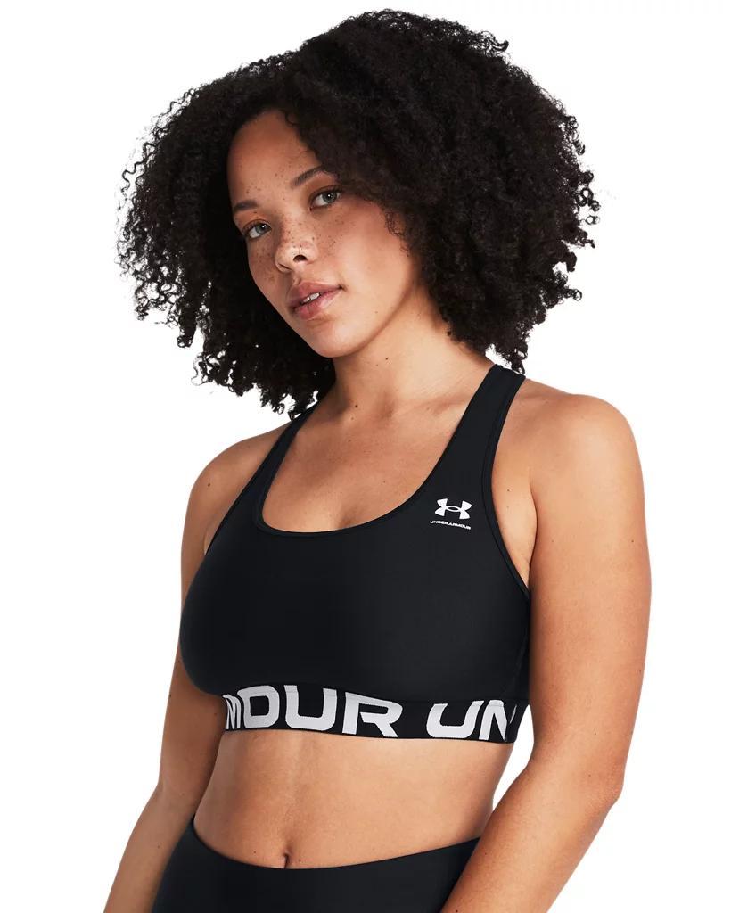 HeatGear Armour Mid Branded Womens Sports Bra Product Image