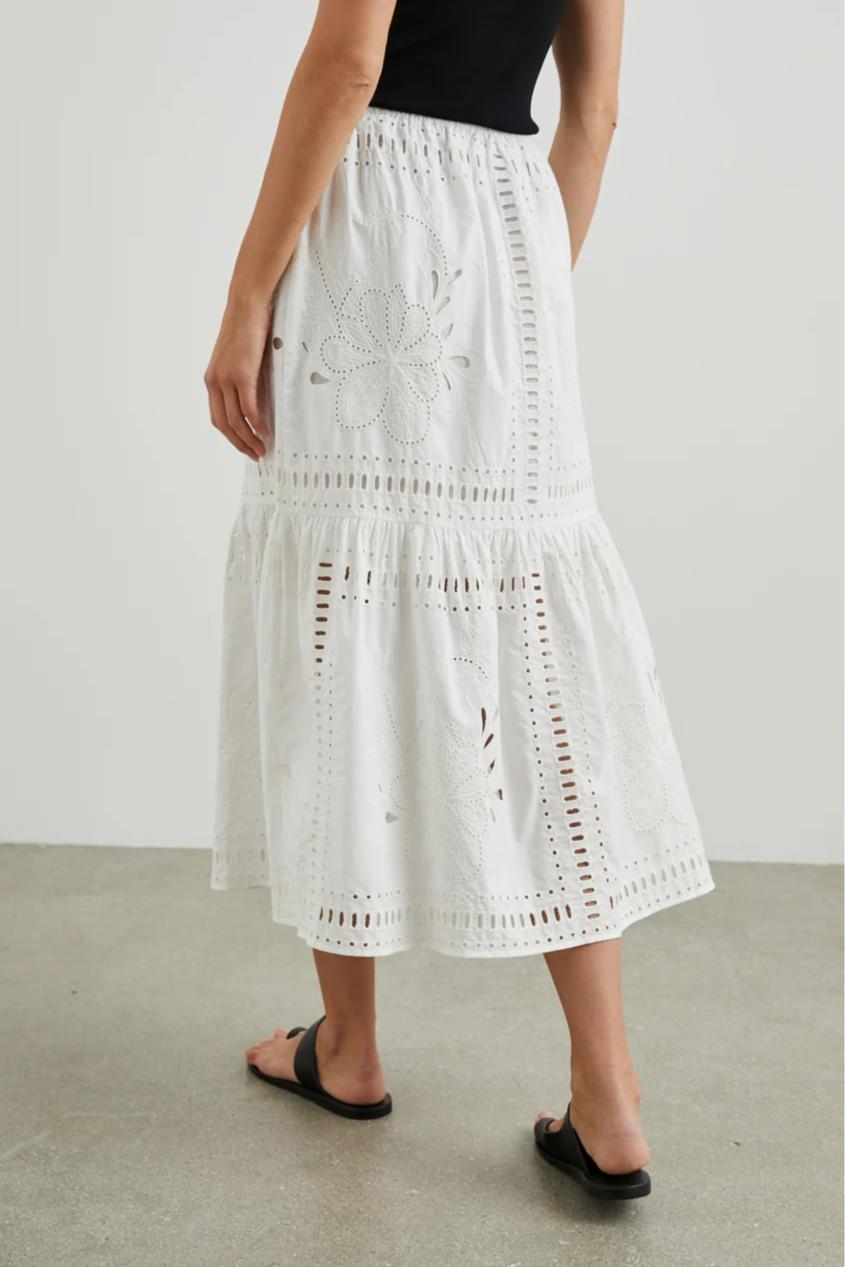 Prina White Skirt Product Image