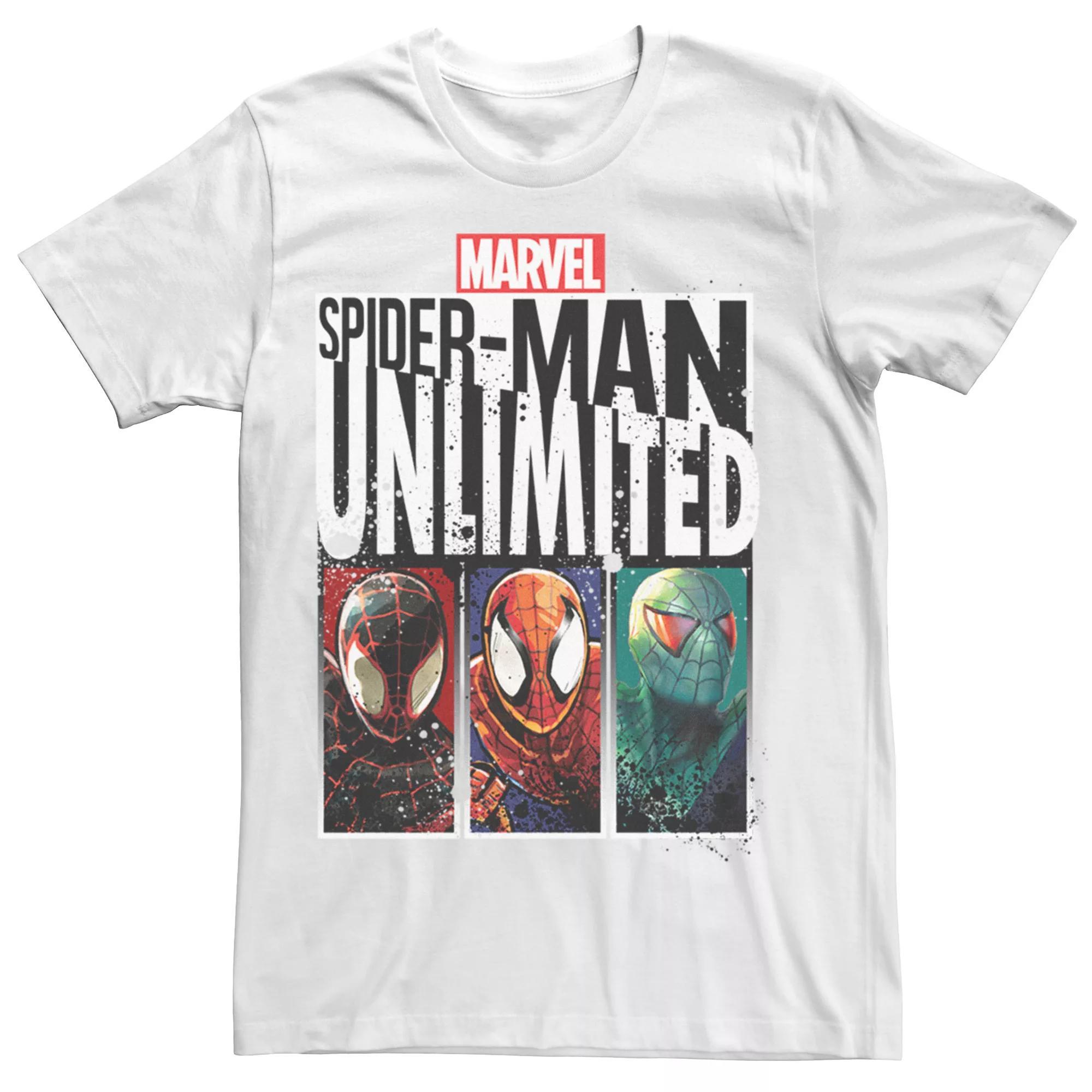 Men's Marvel Spider-Man Unlimited Graphic Tee, Size: XL, White Product Image