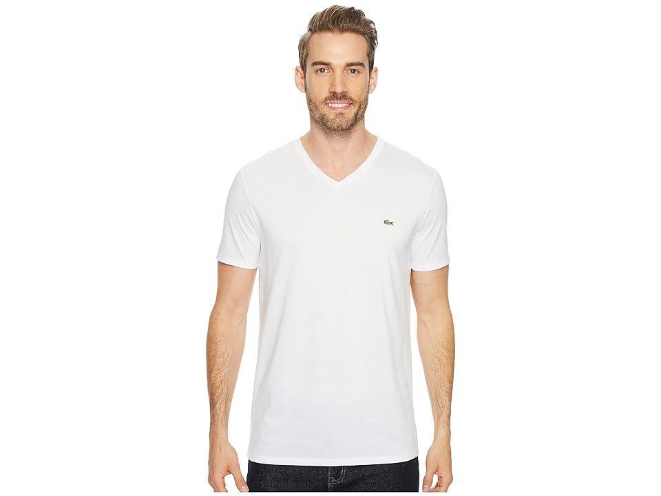 Lacoste V-Neck Pima Cotton Tee Product Image