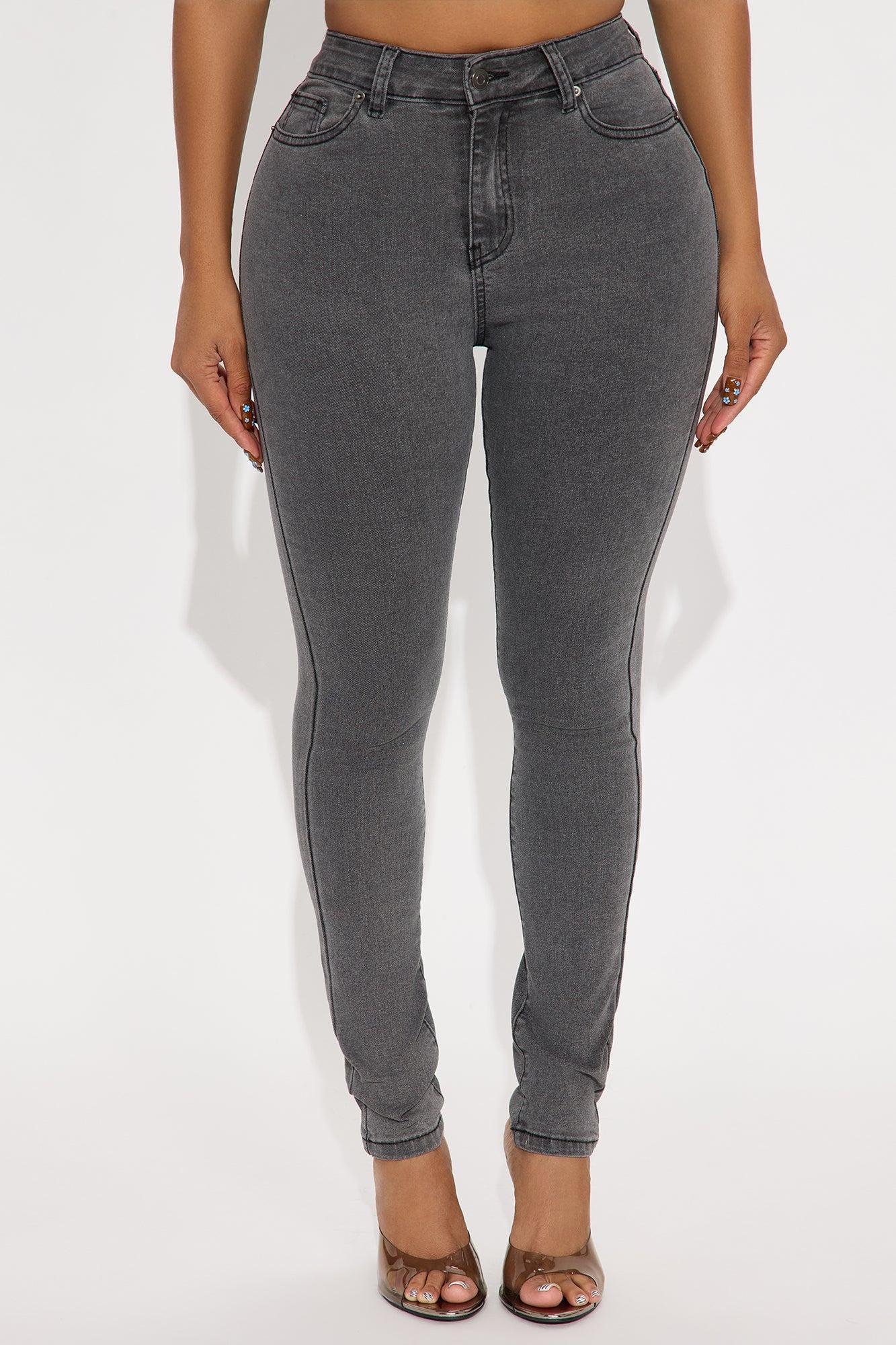 In The Black Skinny Jeans - Charcoal Product Image