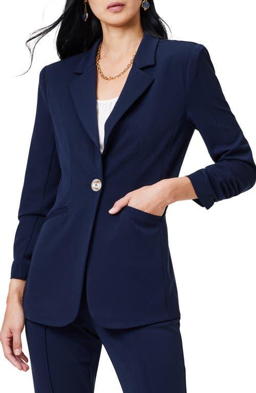 Womens Scrunched Single-Breasted Jacket Product Image