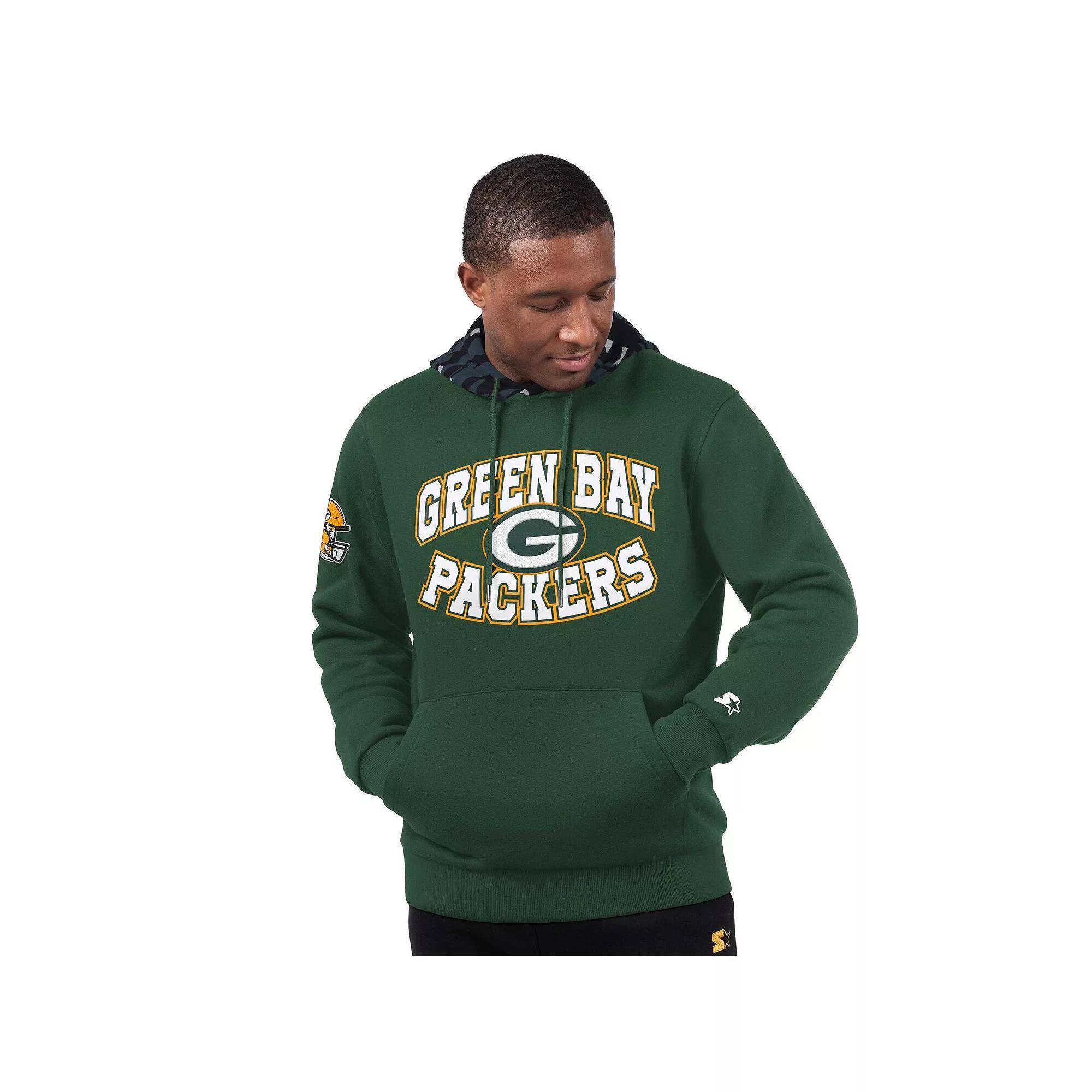 Mens Starter Royal New England Patriots Thursday Night Gridiron Vintage Logo Pullover Hoodie Product Image