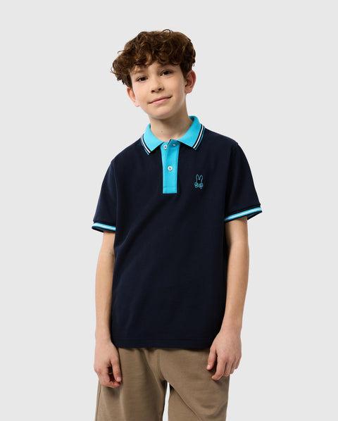 KIDS RIVIERA PIQUE POLO SHIRT - B0K640C200 Product Image