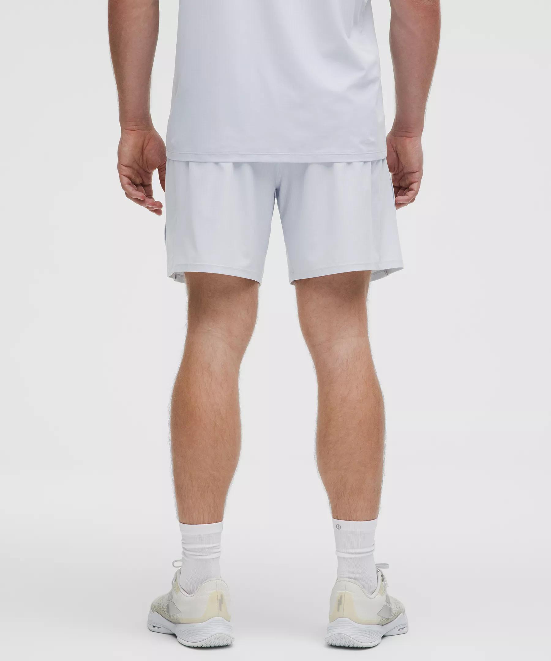 Striped Mesh Tennis Short 7" Product Image