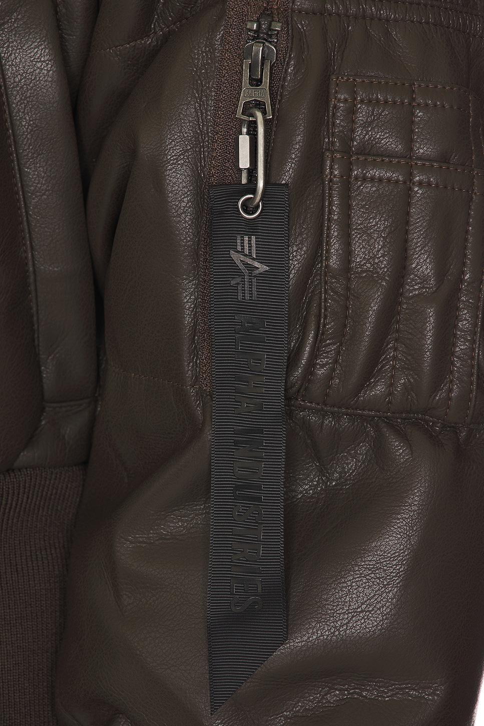 Sierra Faux Leather Short Puffer ALPHA INDUSTRIES Product Image