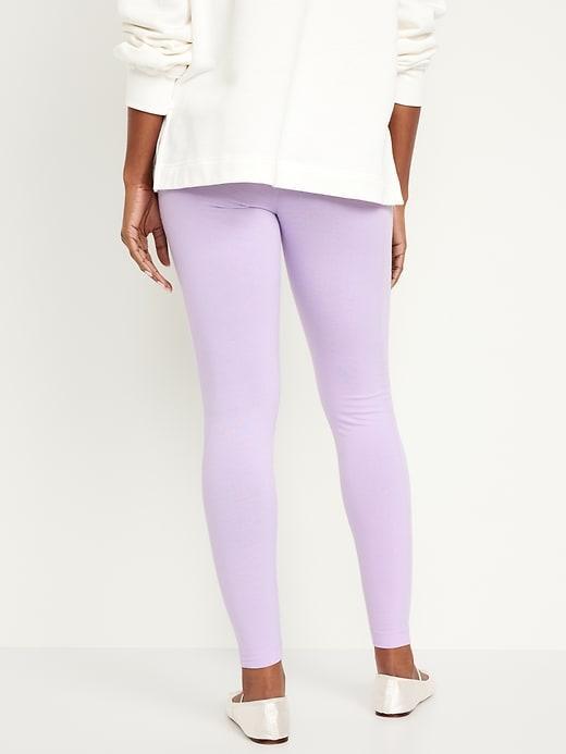High-Waisted Jersey Leggings Product Image