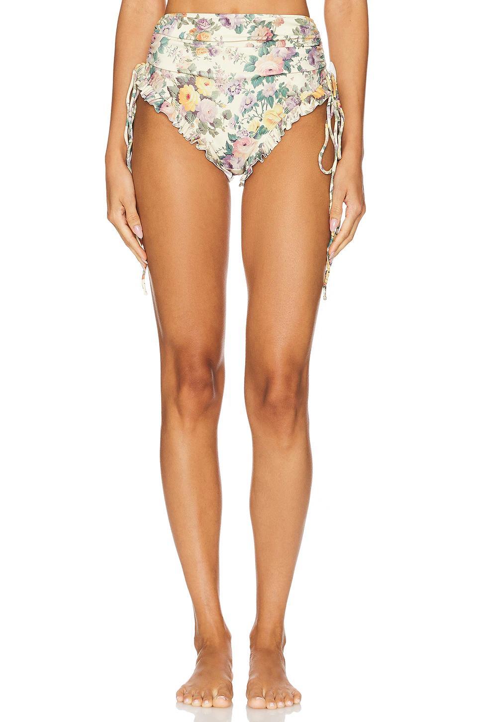 The Blonde Floral Babydoll Bikini Top Product Image