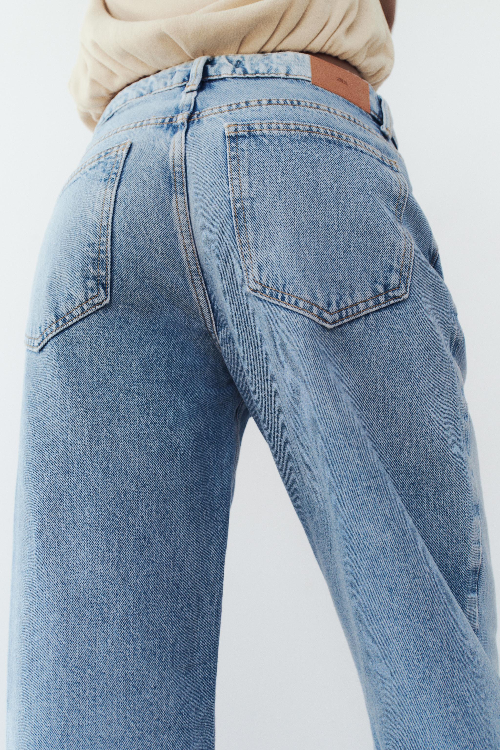 Z1975 HIGH WAIST CROPPED STRAIGHT JEANS Product Image