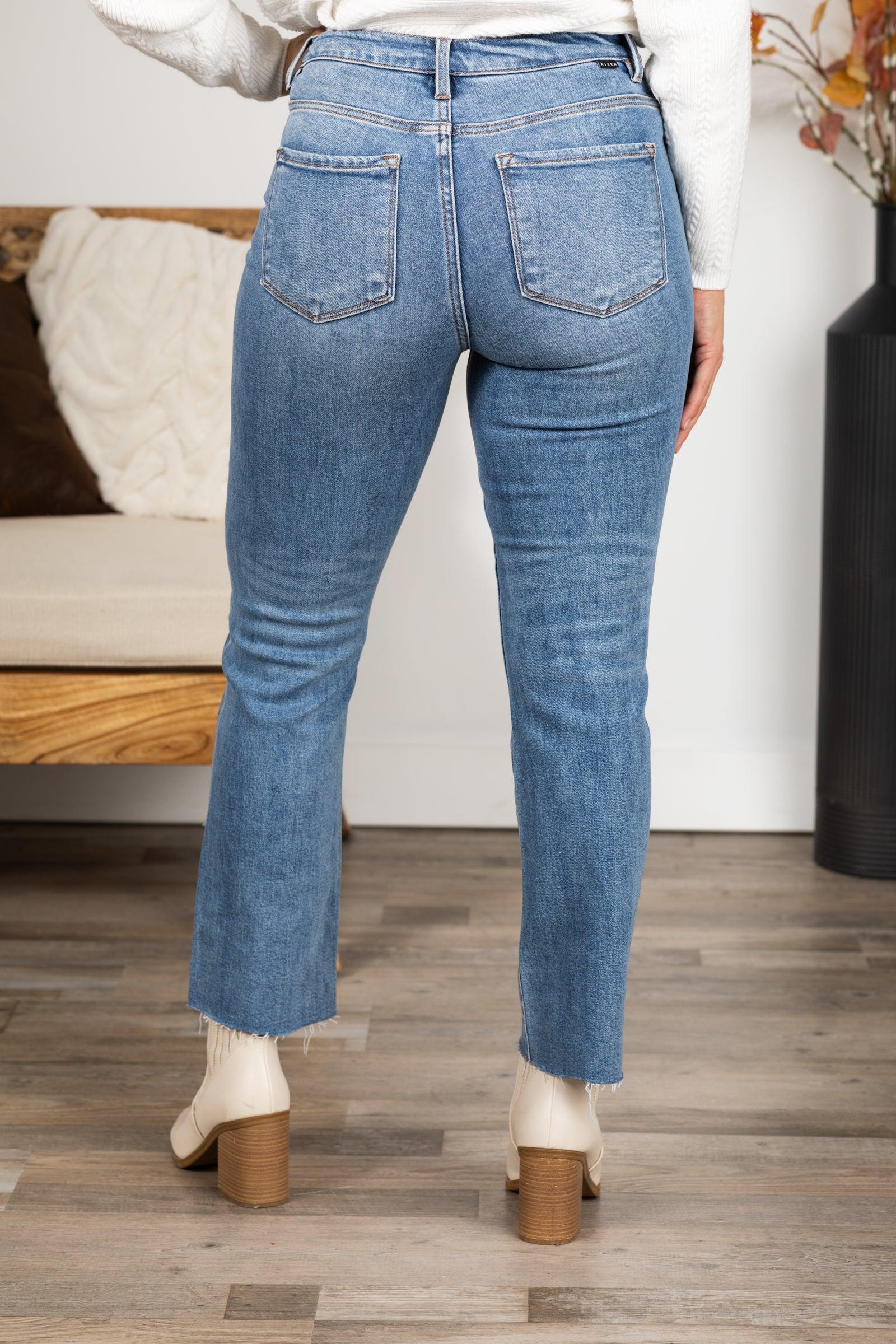 Risen Tummy Control Crop Straight Jean Product Image