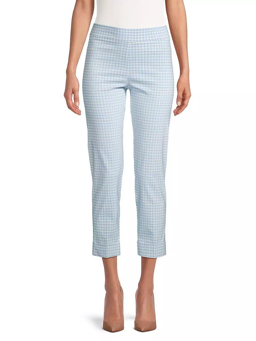 Oliver Gingham Crop Pants Product Image