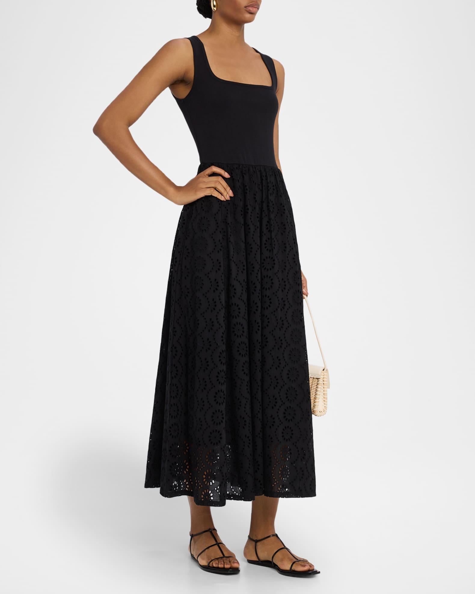 Morel Sleeveless Eyelet Maxi Dress Product Image
