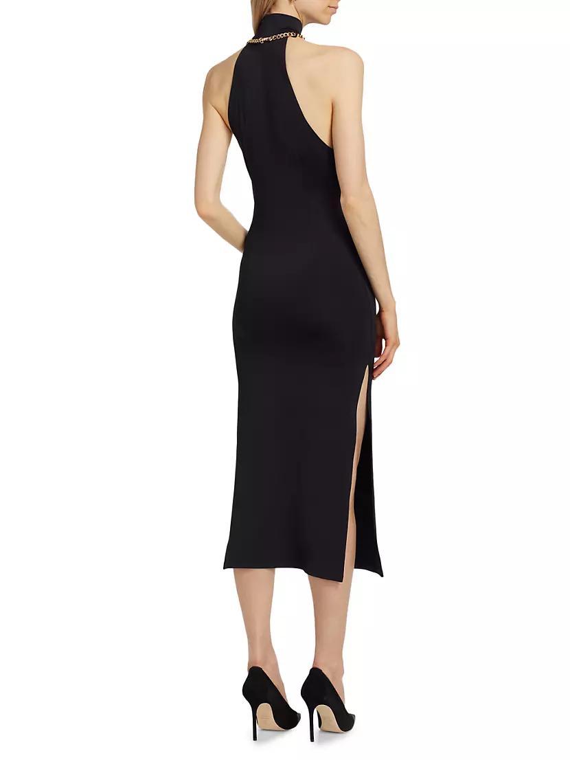 Finelli Jersey Chainlink Halter Midi-Dress Product Image
