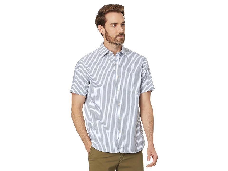 Vineyard Vines Stripe Otg Brrr Short Sleeve Shirt (Stripe Mirage_37) Men's Jacket Product Image