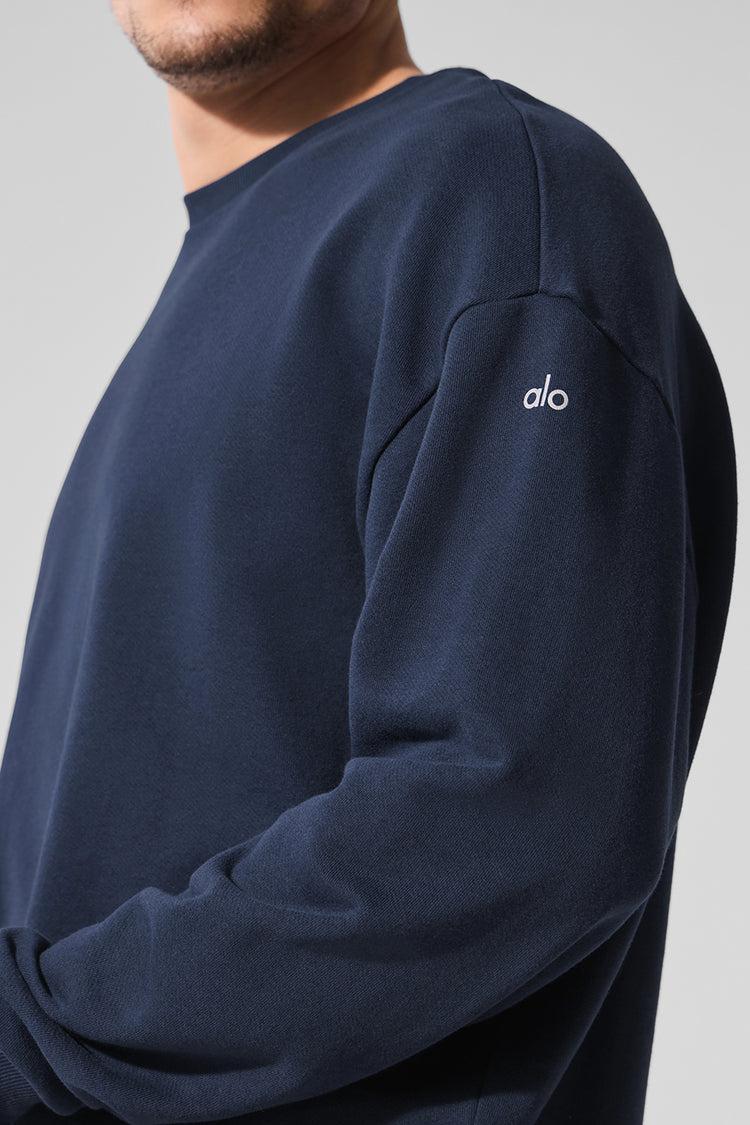 Chill Crew Neck Pullover - Navy Product Image