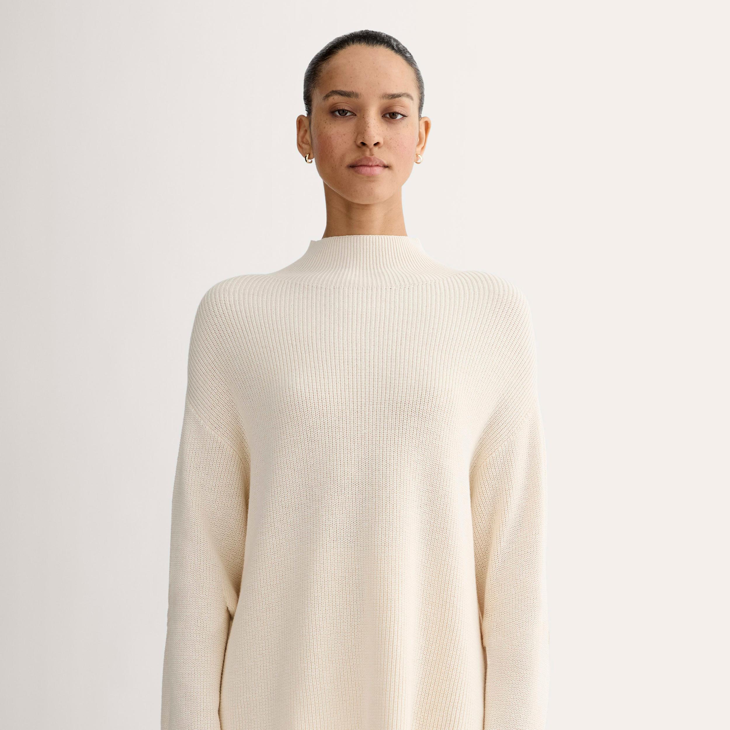 The Slouchy Funnel Neck in Everyday Cotton Product Image
