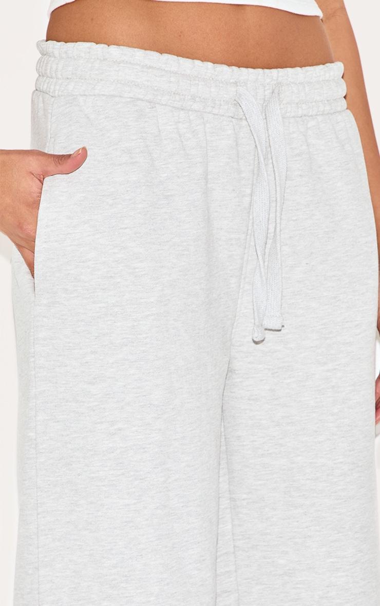 Ash Grey Premium Wide Leg Sweatpants Product Image