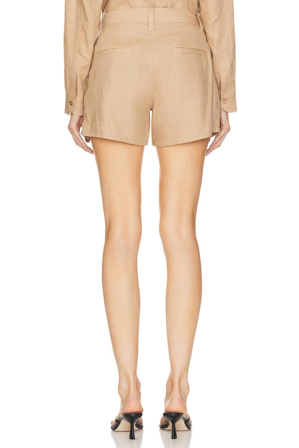 Front Yoke Pleated Short Product Image