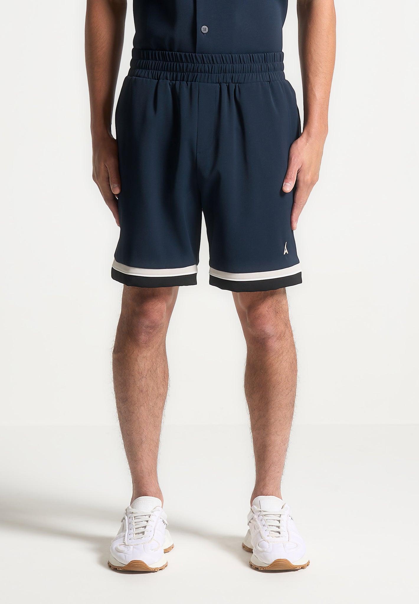 Varsity Shorts - Navy Male Product Image