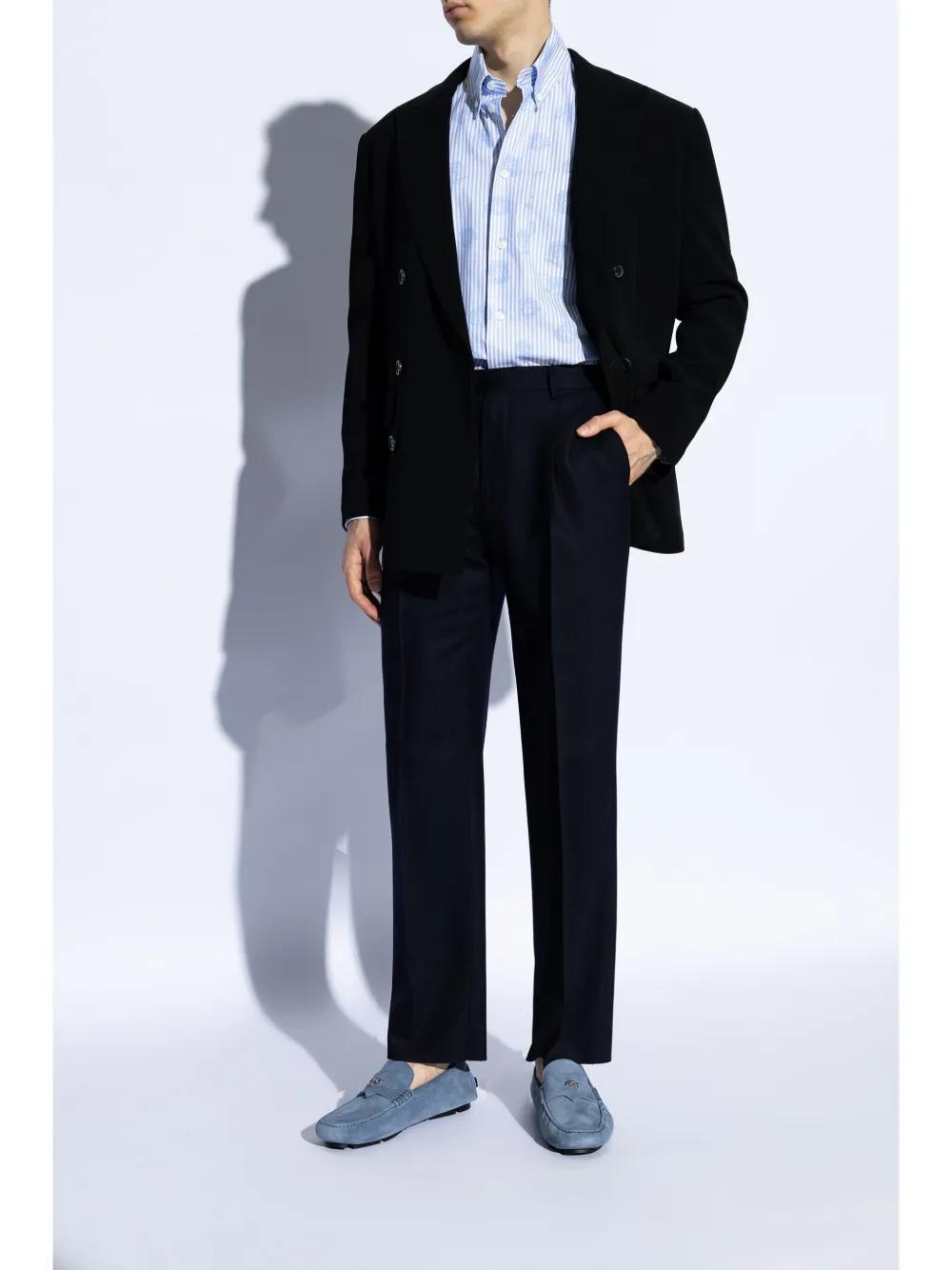 Medusa Head suede loafers Product Image