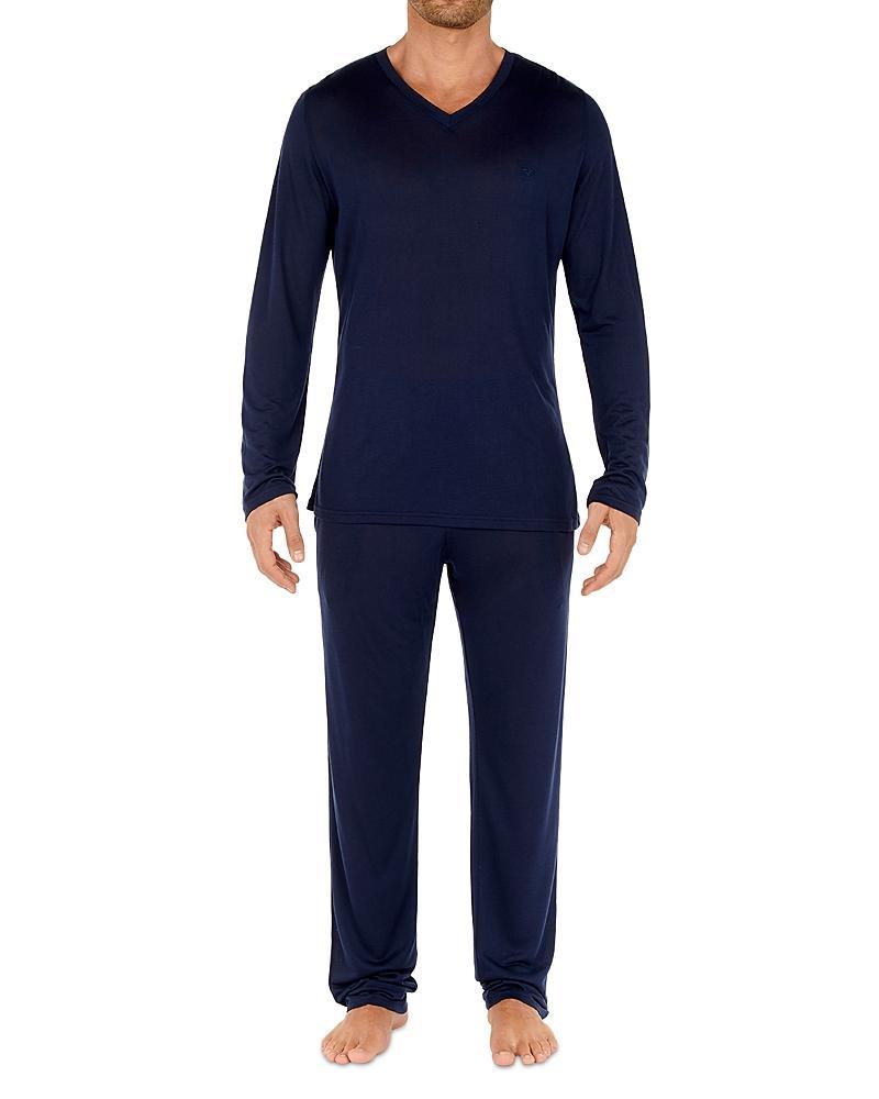 Hom Cocooning Long Sleeve V Neck Tee Product Image
