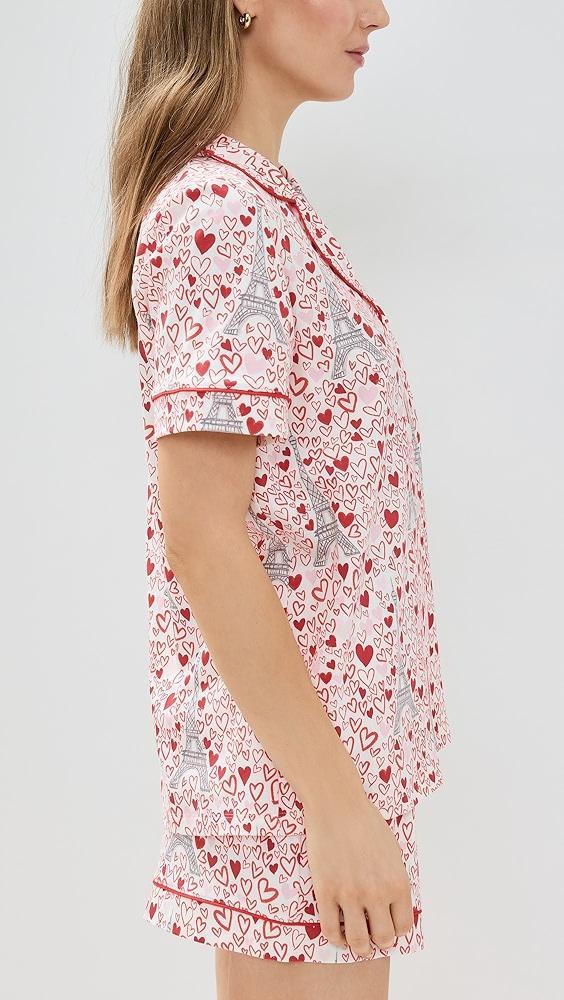 BedHead PJs Cotton Knit Short Sleeve Shorty PJ Set | Shopbop Product Image