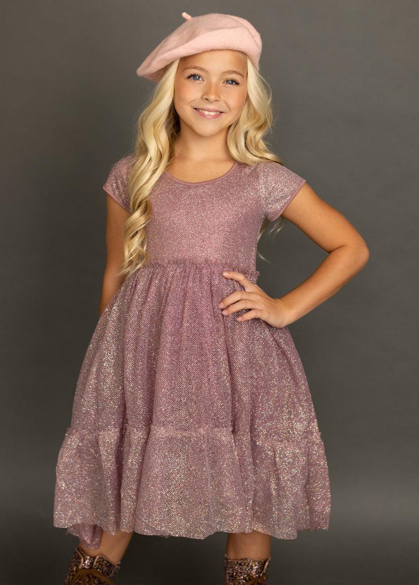 Andra Dress in Raisin Girls Product Image