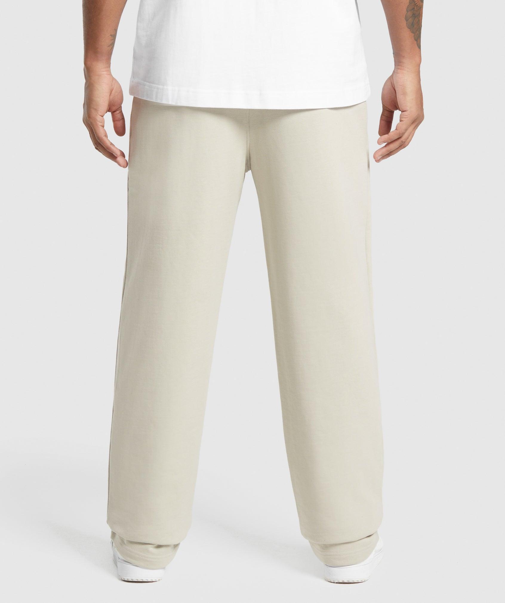 Gymshark Lifting Essentials Straight Leg Pant - Pebble Grey Male Product Image