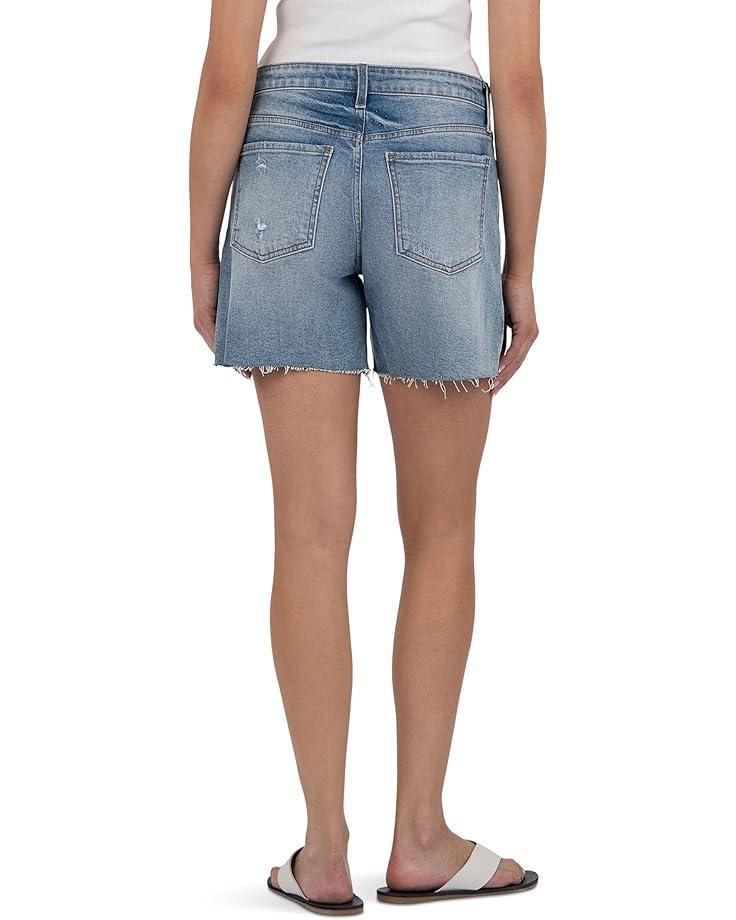 Women's KUT from the Kloth Hailey High-Rise Shorts with Raw Hem Product Image