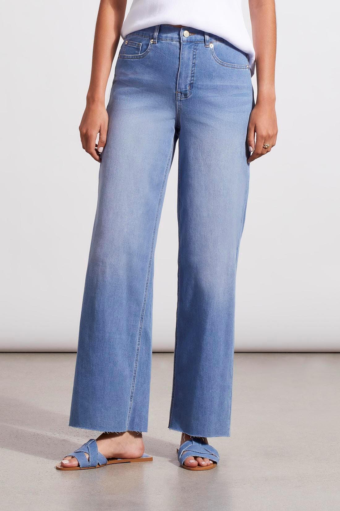 Brooke High Rise Wide Leg- Sky Blue Product Image