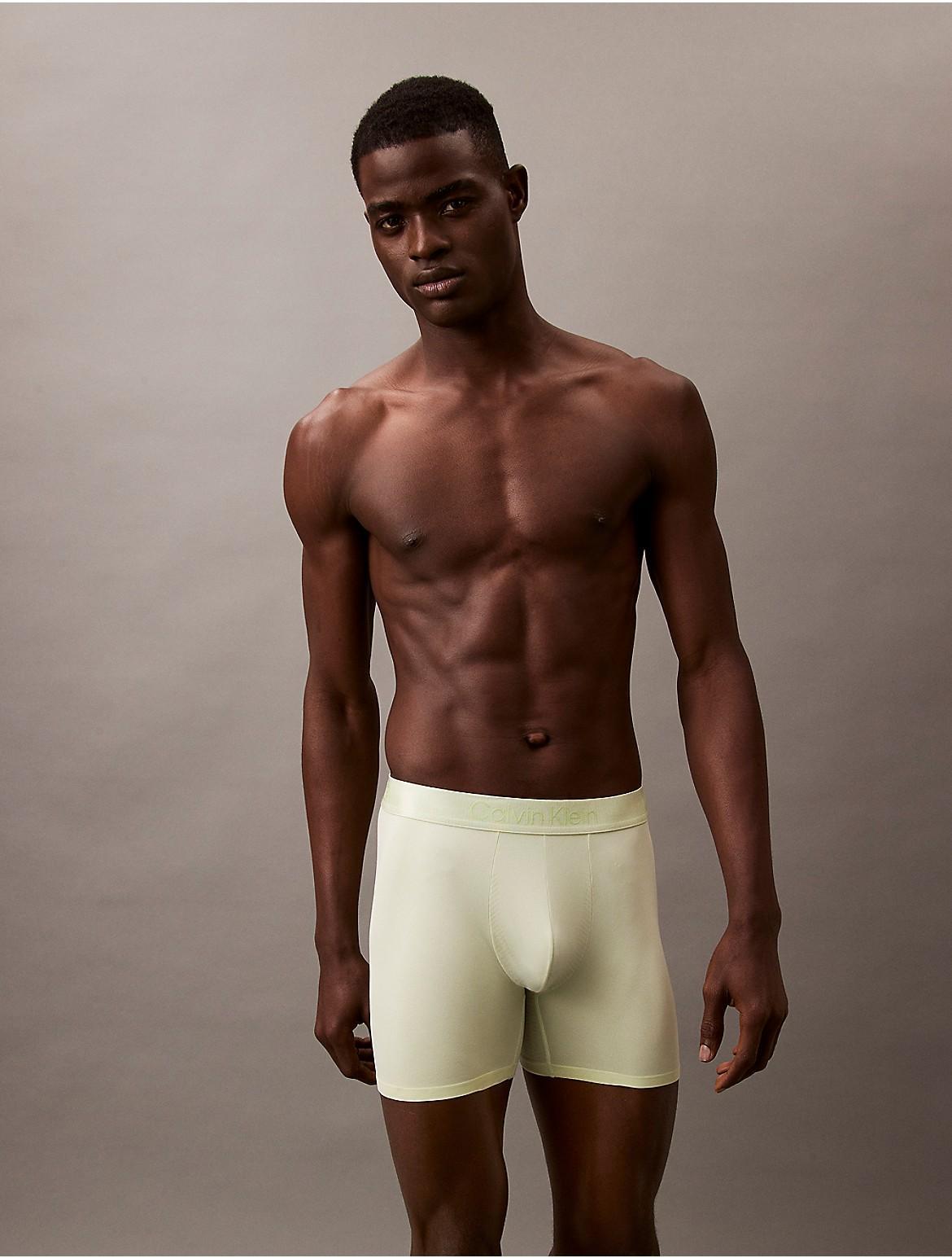 Calvin Klein Men's Microfiber Tech Boxer Brief - Green - L Product Image