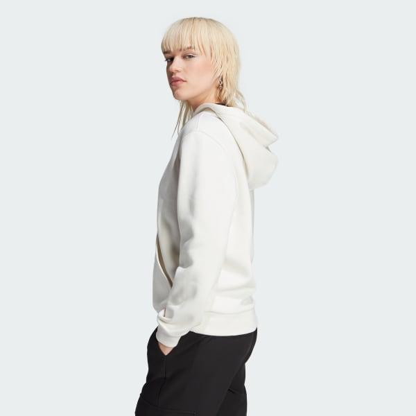 Flower Embroidery Hoodie Product Image