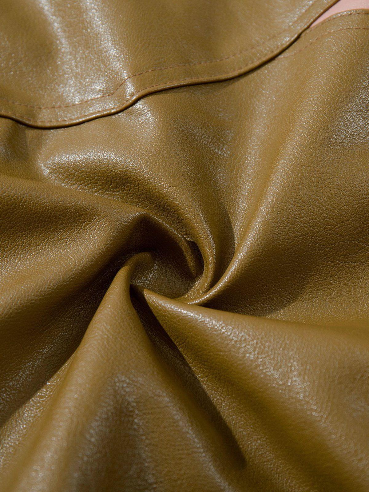 Aelfric Eden Star Faux Leather Jacket Product Image