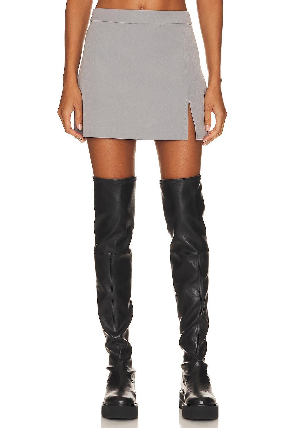 Steve Madden Cameron Stretch Suiting Mini Skirt Product Image