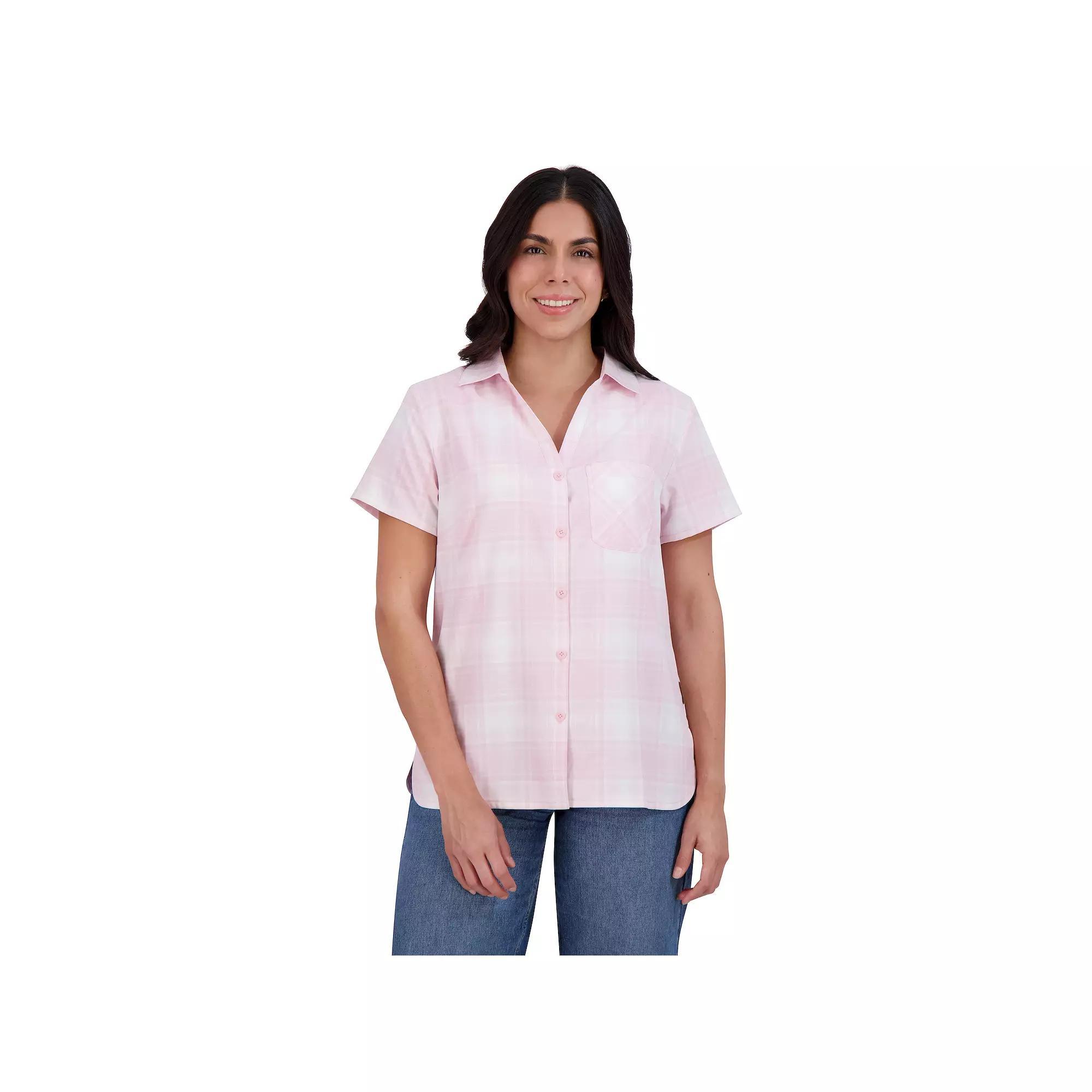 Women's ZeroXposur Short Sleeve Tech Shirt, Size: Small, Pink Glen Product Image