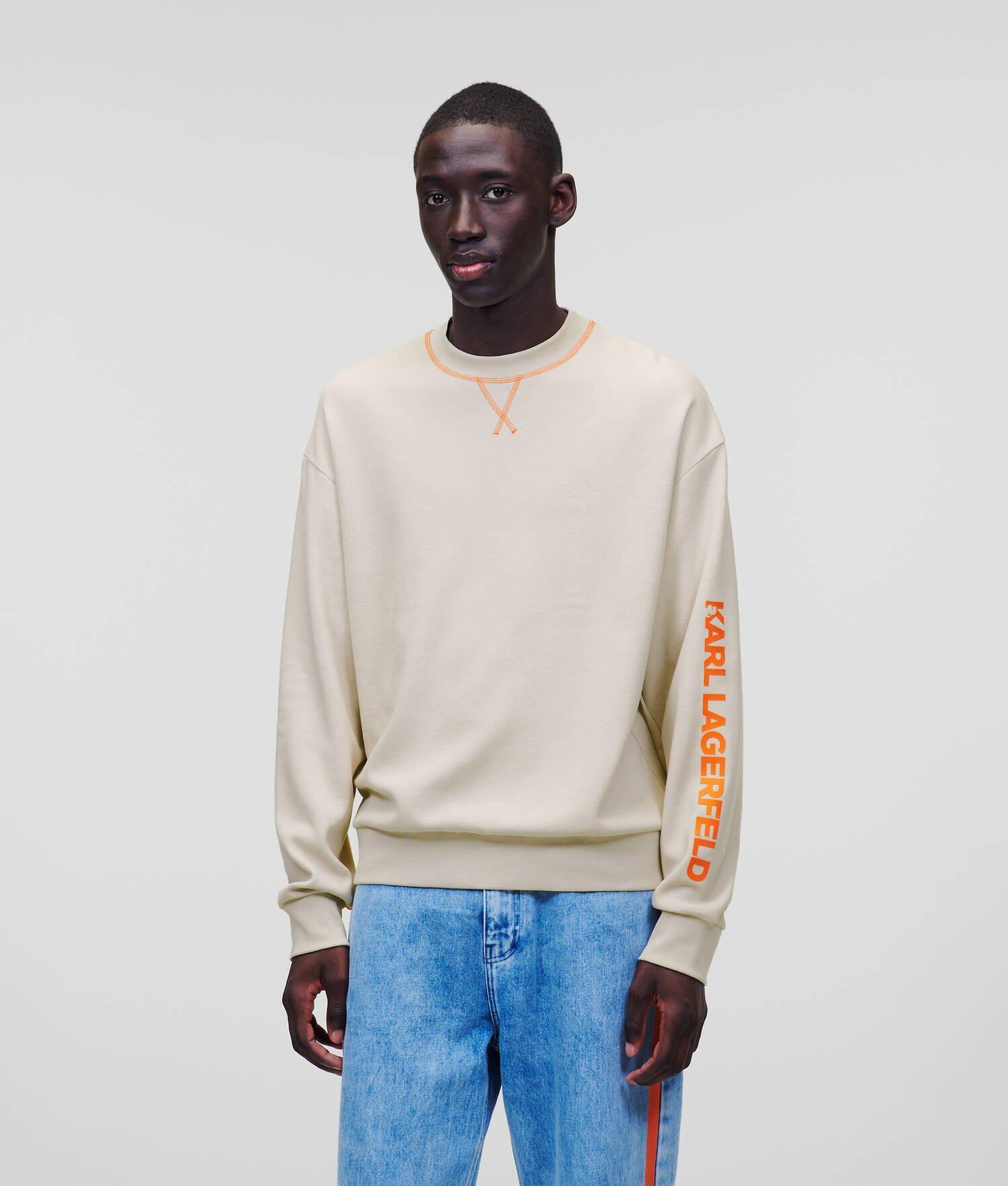 KARL LOGO PIQUÉ SWEATSHIRT Product Image