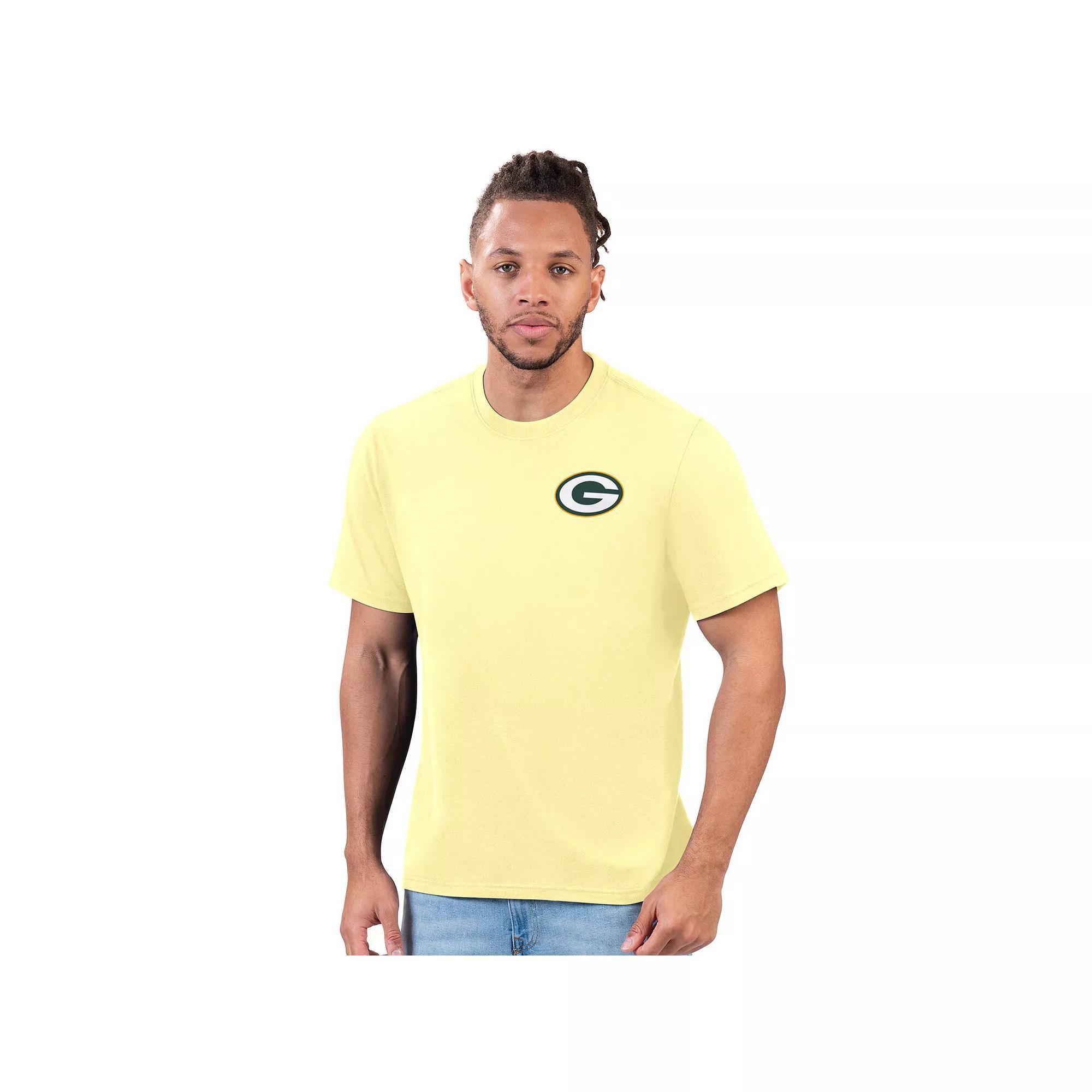 Men's Margaritaville  Yellow Jacksonville Jaguars Hail Mary T-Shirt, Size: XL Product Image