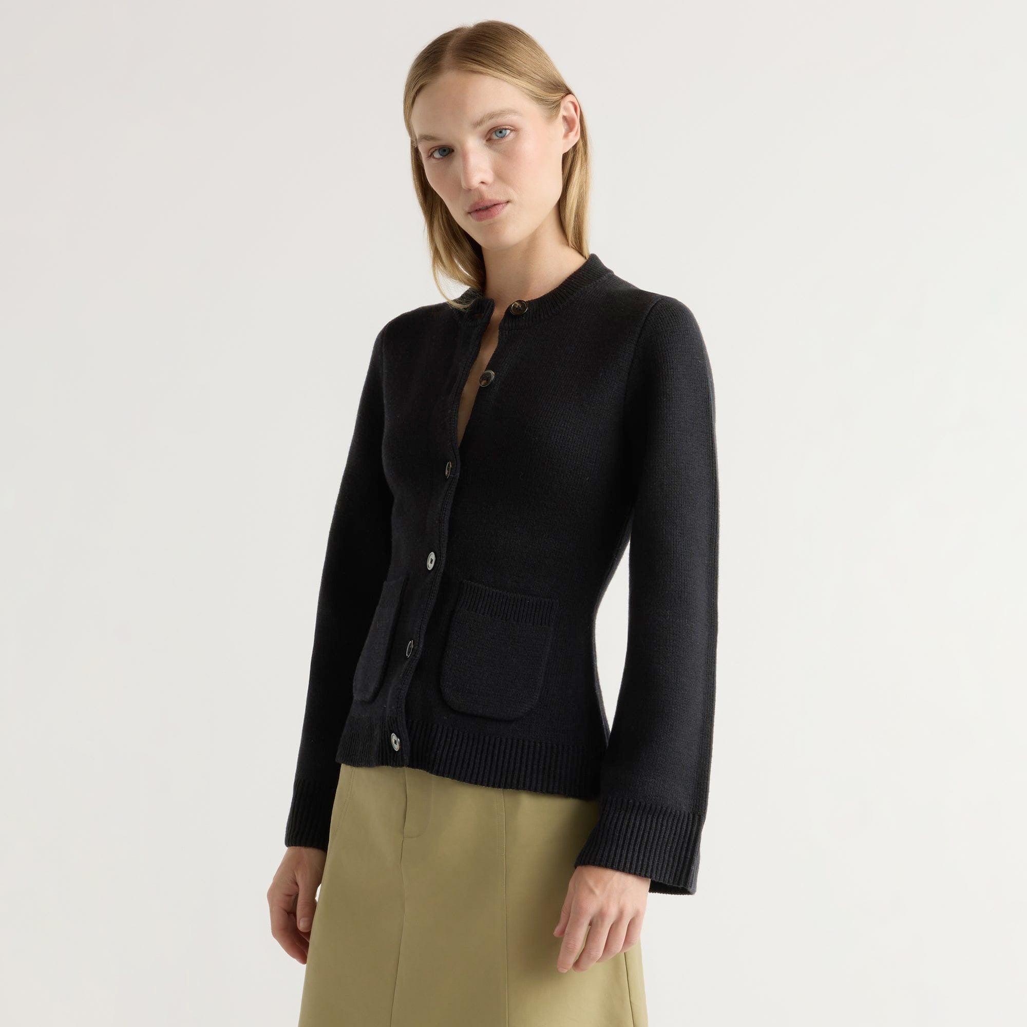 Eames Organic Cotton-Wool Button Cardigan Product Image