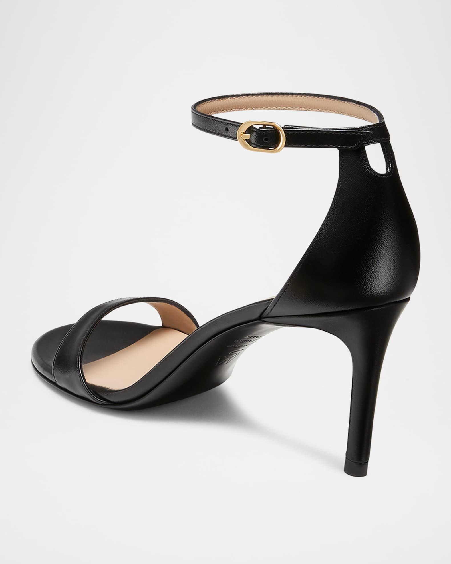 Nudist Leather Ankle-Strap Sandals Product Image