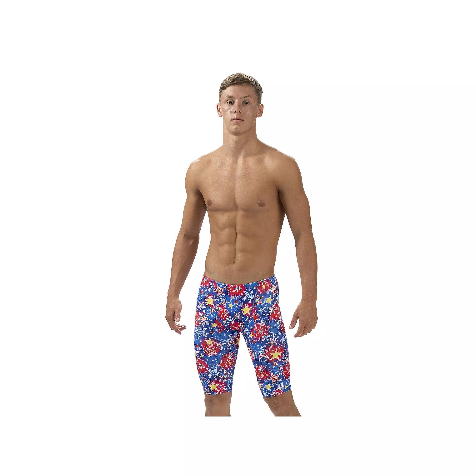 Men's Uglies Dolfin Print Jammer Swimsuit, Size: 32, Celebrate Product Image