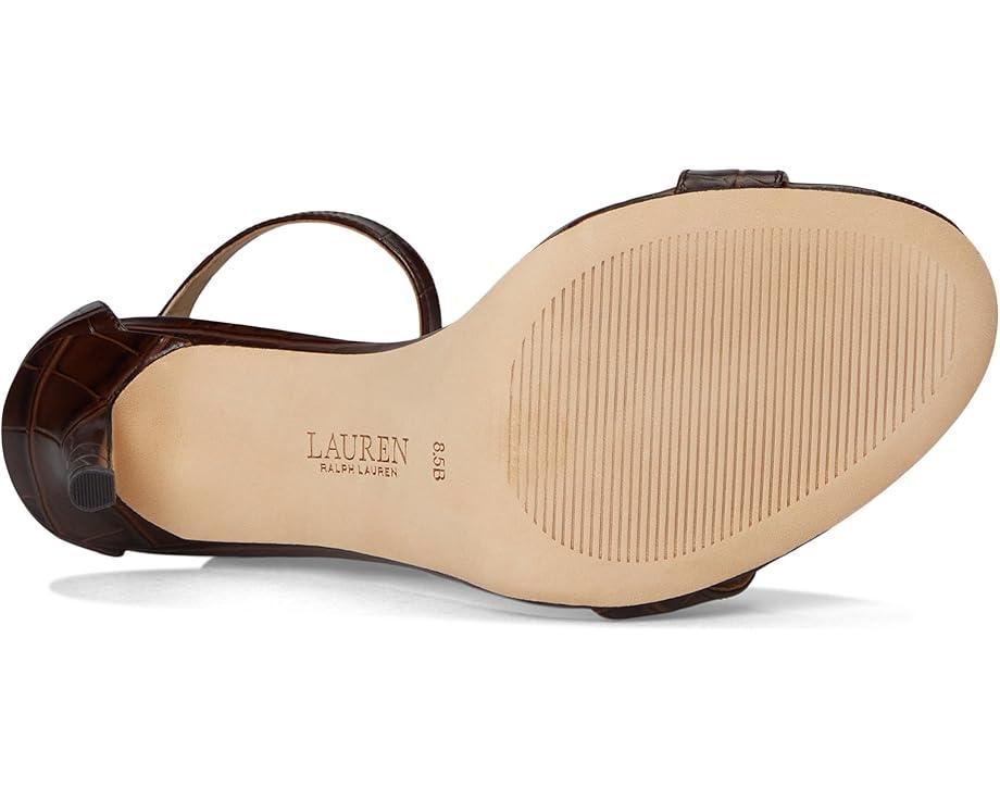 Allie Bow-Trim Satin Sandals Product Image