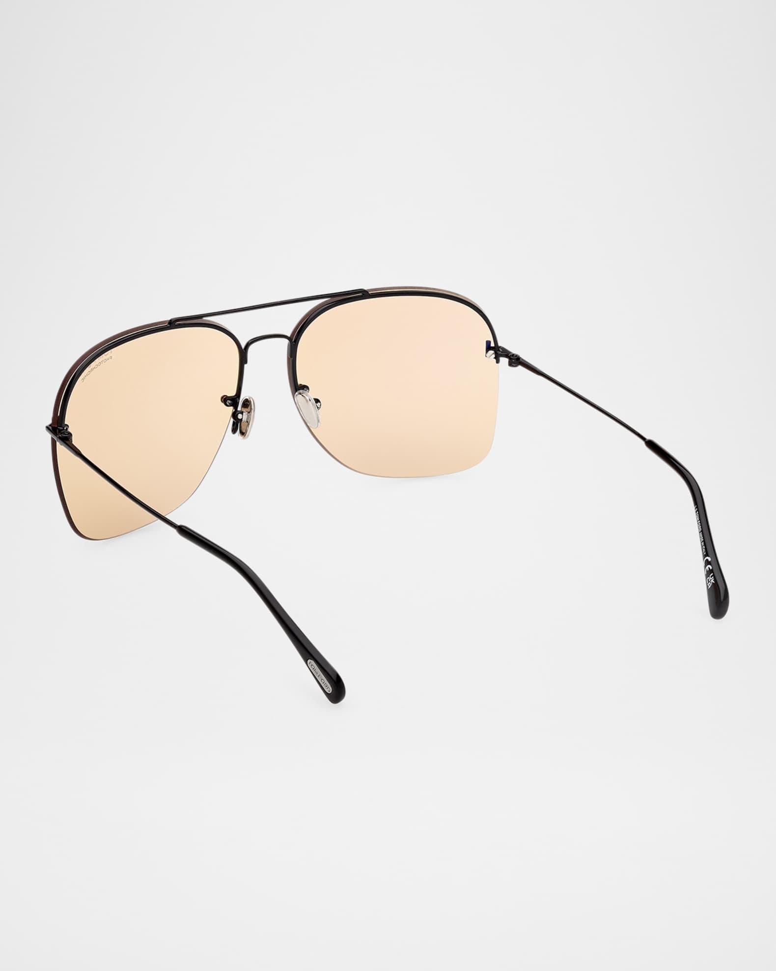 Men's Mackenzie-02 Metal Photochromic Aviator Sunglasses Product Image
