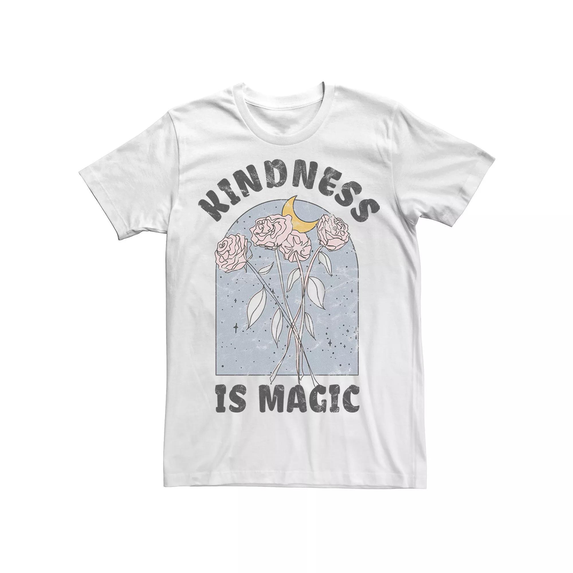 Men's Trendy Kindness Is Magic Tee, Size: XL, White Product Image