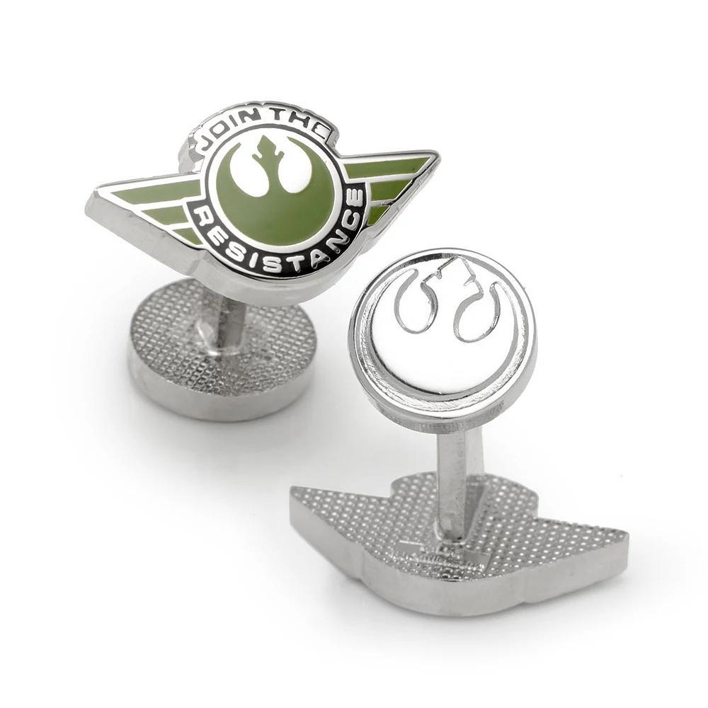 Men's Star Wars Rebel Alliance Badge Cuff Links, Green Product Image