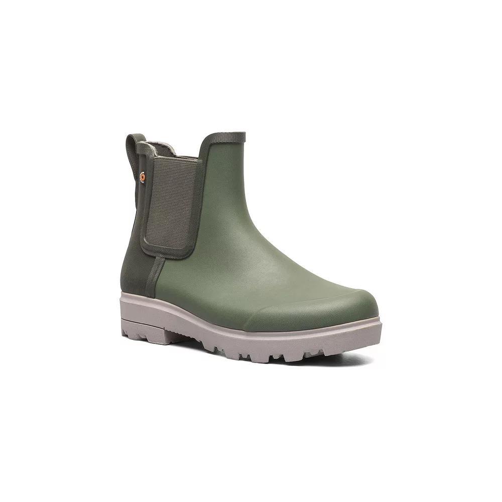 Bogs Holly Women's Chelsea Rain Boots, Size: 8, Green Ash Product Image
